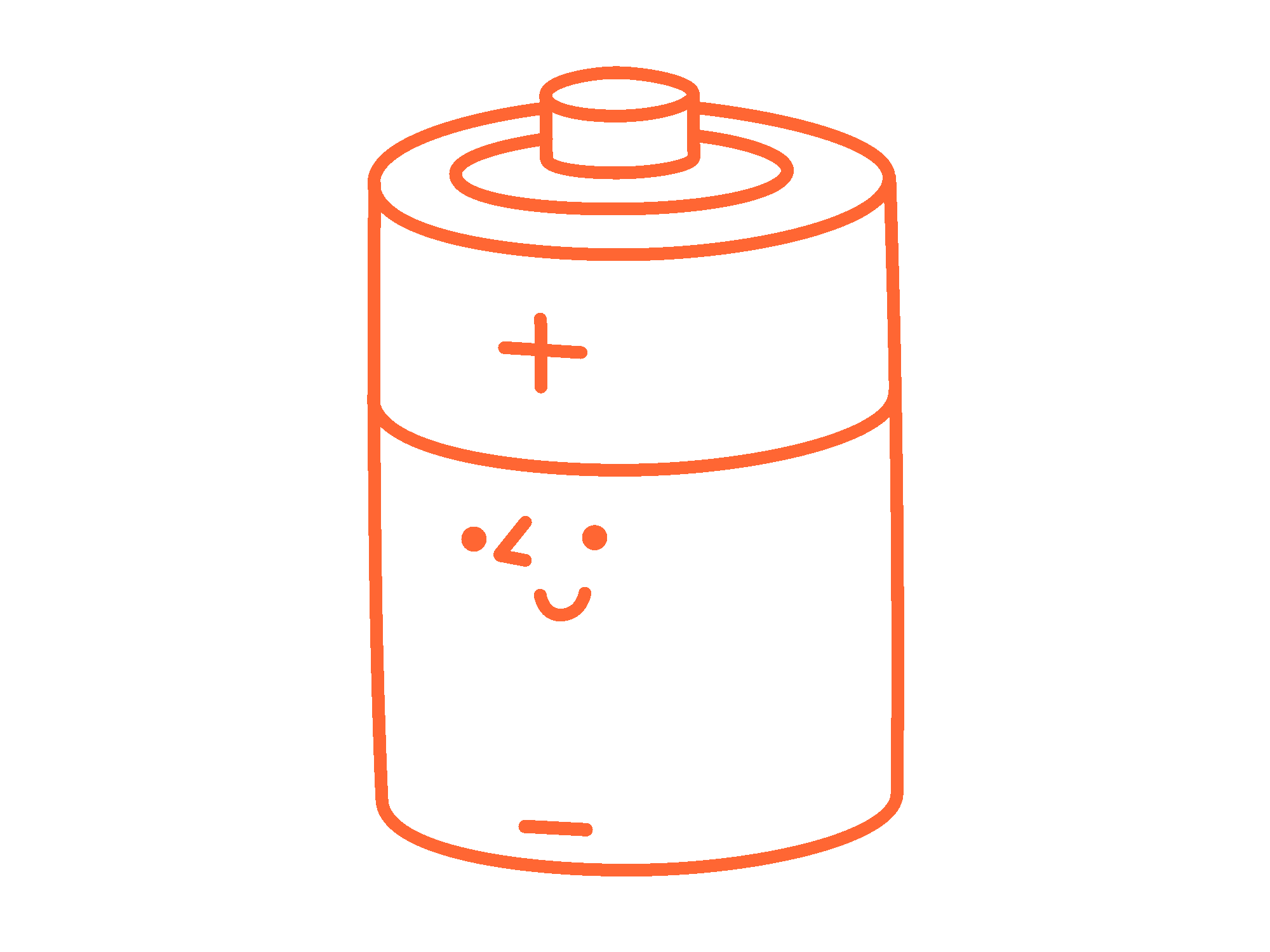Flow Power Illustration Battery