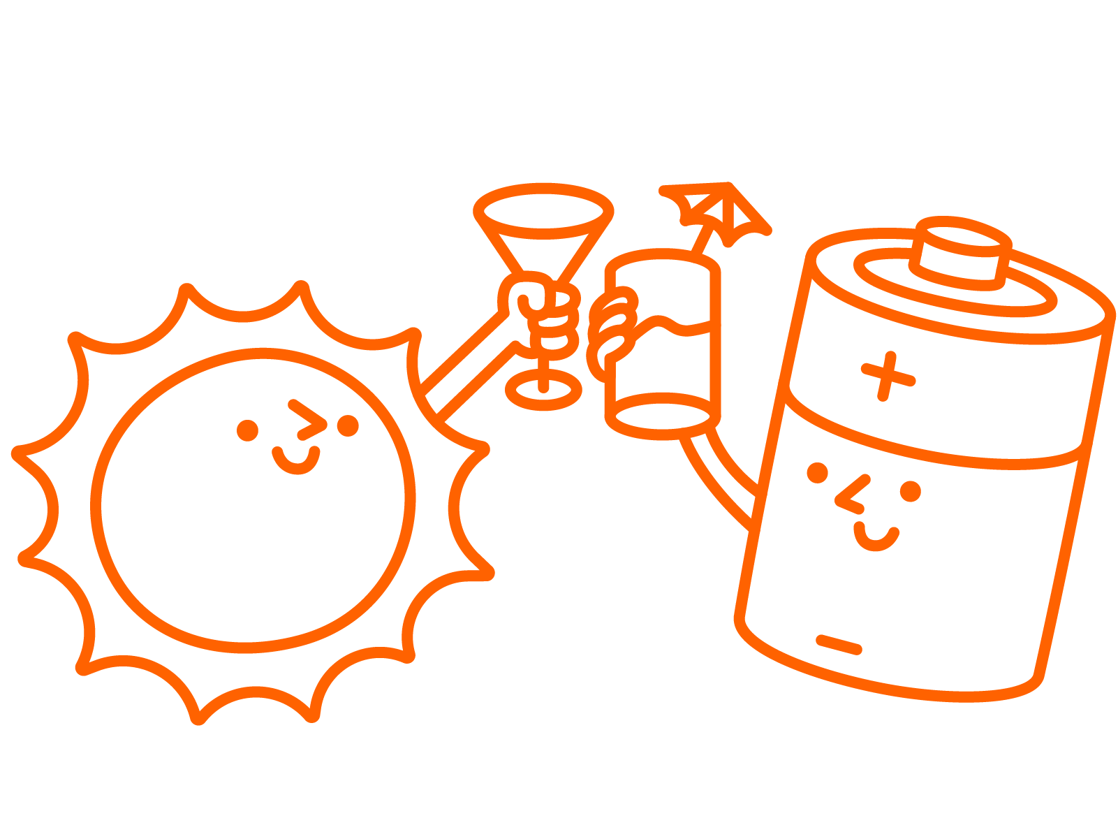 Flow Power Illustrations Happy Hour
