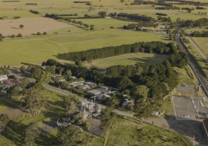 clarkefield zero carbon community aerial photo